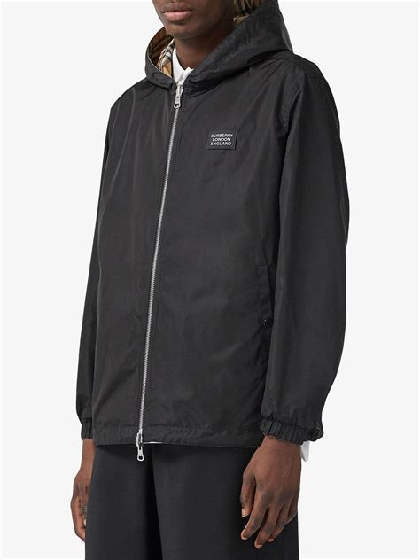 womens burberry windbreaker|burberry reversible windbreaker.